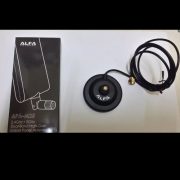 Alfa APA-M25 2.4Ghz + 5.8 GHz 10db directional antenna + Magbase 1 meter Cable
