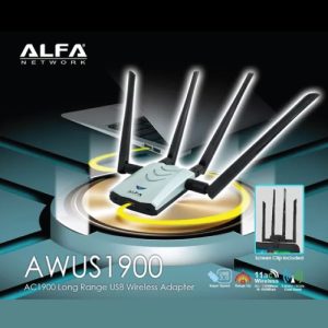 Alfa AWUS1900 802.11ac 1900 Mbps Dual band 2.4/5 Ghz Wi-Fi USB Kali Linux